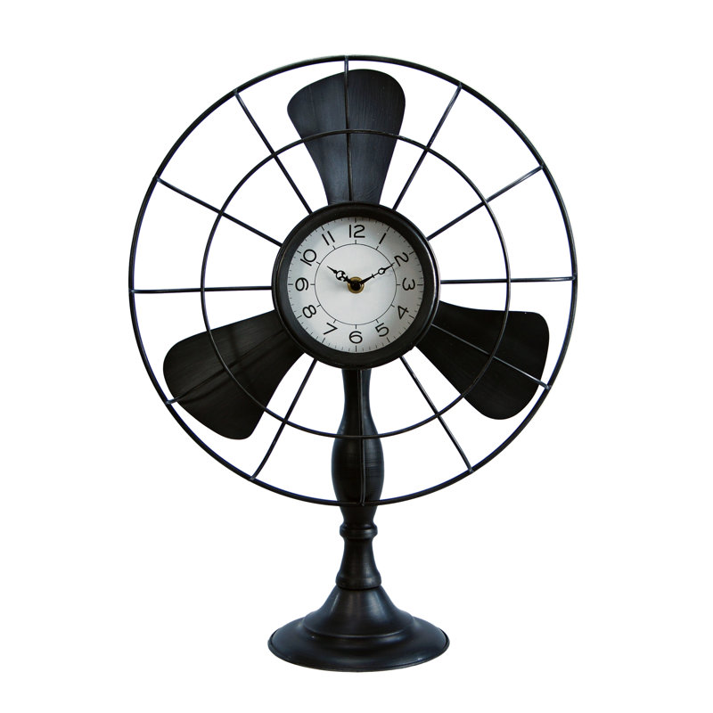 Numerical Iron Mechanical Tabletop Clock