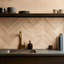 Travertine 2.5x12 Filled Brushed Vein Cut Tile-1445655525