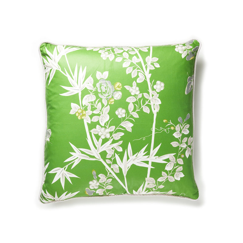 La Boheme Square Pillow Cover & Insert, Jade