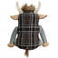 Highland Cow Fabric Door Stop