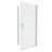 1 3/8" Adjustment,Universal Pivot Shower Door, Open Outside, With 1/4" Tempered Glass Finish 3072, Shower Door-123698717