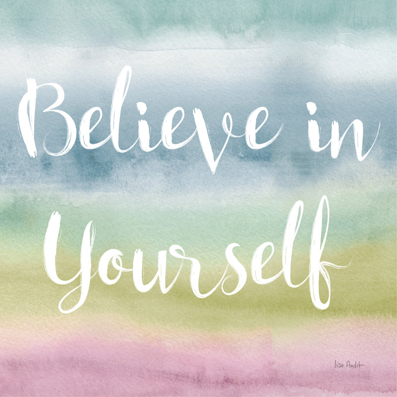 Rainbow Seeds Painted XIV Cool Believe by Lisa Audit - Wrapped Canvas Art Prints, 91cm H x 91cm W