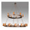 Rustic Lodge 24 - Light Dimmable Tiered Chandelier