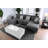 Upholstered 122 " U-Shaped Sofa & Chaise with Ottoman