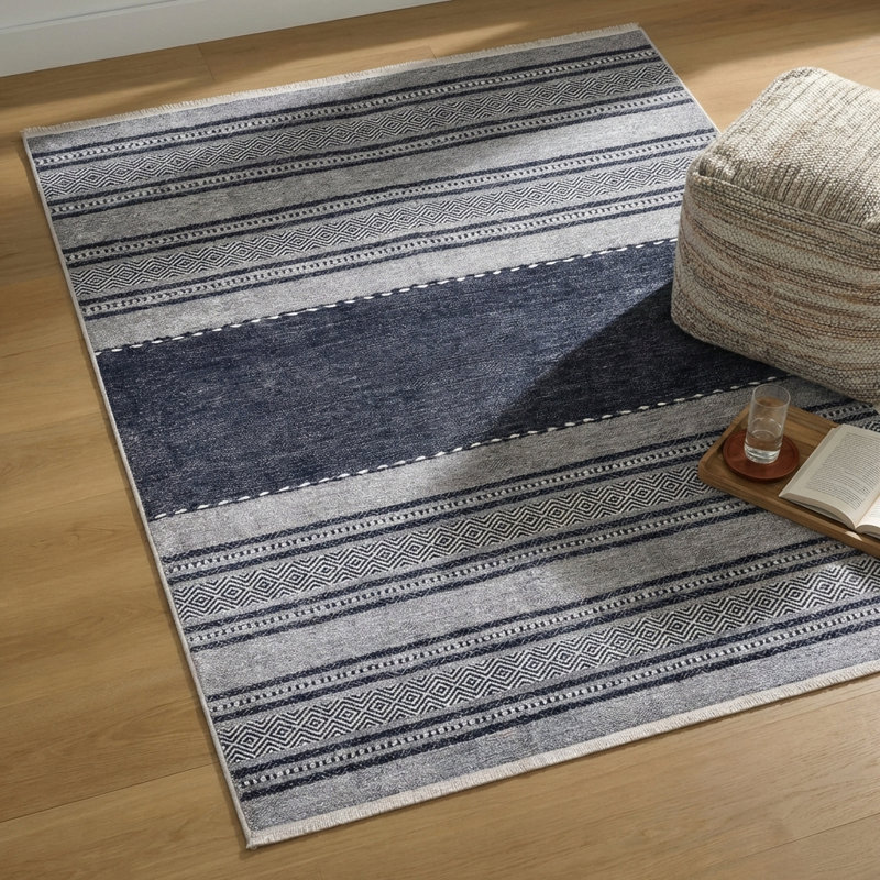 Tapis marocain Thambiah, Rectangle 4 pi x 5 pi 11 po