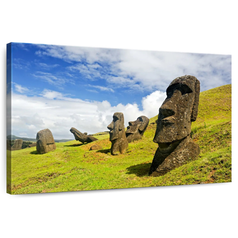 Moai historique, H 8 po x l 12 po