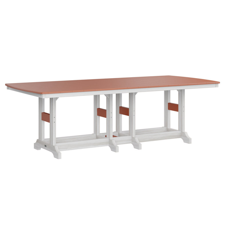 Garden Classic Outdoor Bar Table, Seashell, Mango Orange