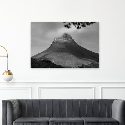 Misty Mountain View Dramatic Peaceful Serene Pine Landscape Mountain Wall Art Print by Thabiet Kamaldien - Wrapped Canvas Print