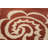 One-of-a-Kind Rectangle 5' X 6'8" 1960s Wool Area Rug in Red/Ivory