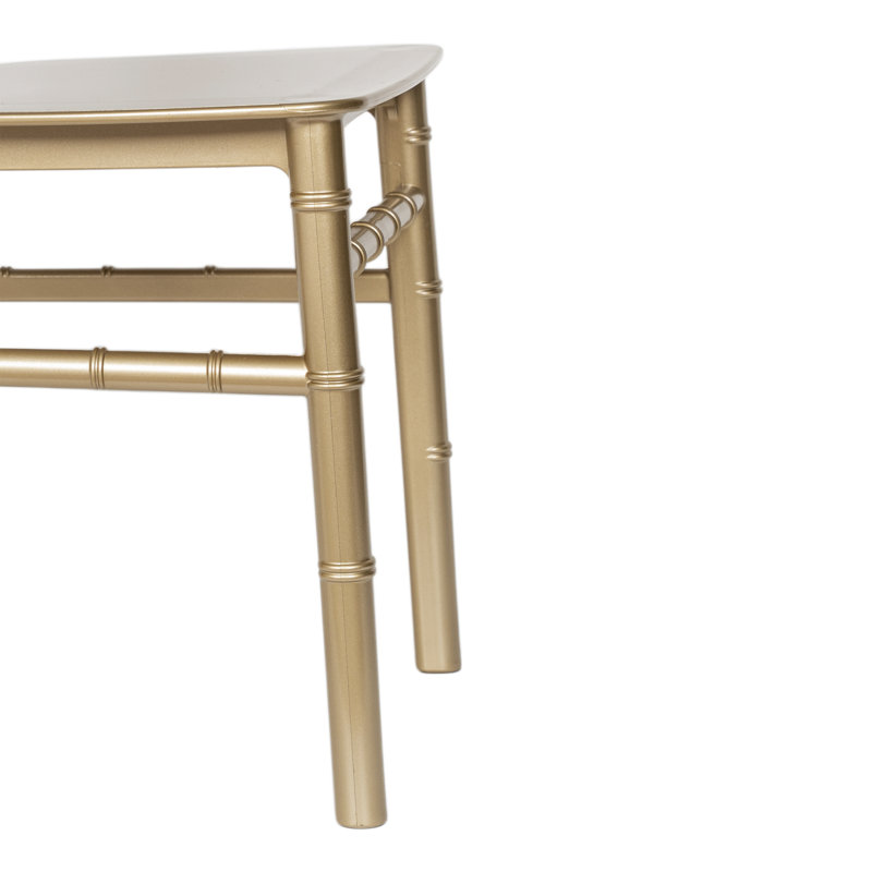 Gemma Children's Resin Party and Event Chair, Gold
