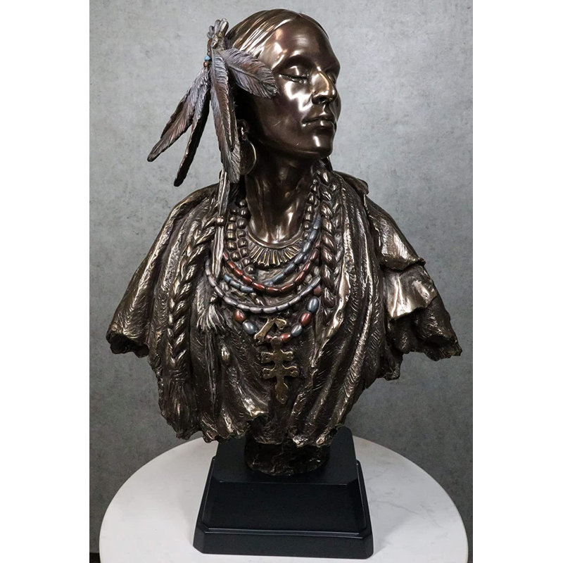 Figurine Makiaya, chef amérindien et princesse