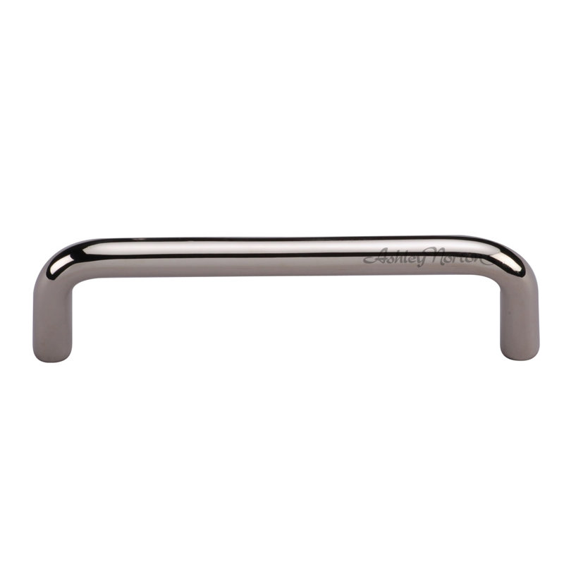 Poignée arche en fil métallique, Nickel poli, 6"
