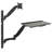 Sit to Stand Single Monitor Wall Mount Workstation