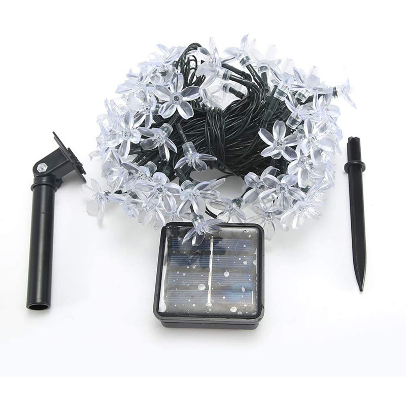 Dasara 30 - Bulb 2'' Solar Powered LED Mini String Light, Multi Colour