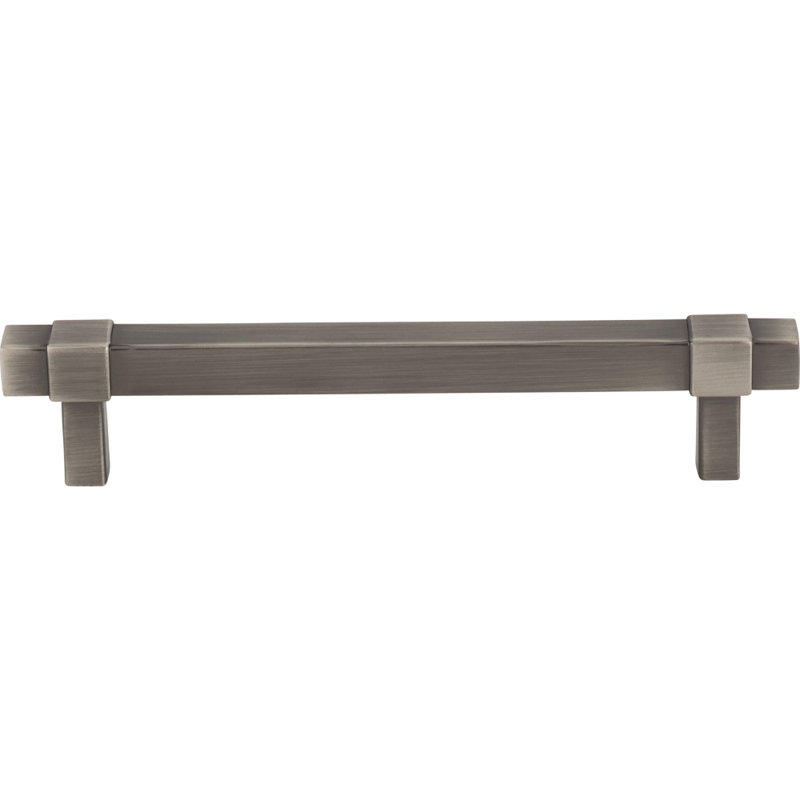 Zane Bar Pull, Brushed Pewter, 5 1/16"