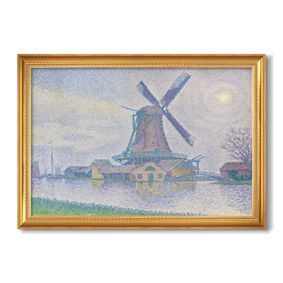 Moulin d'Edam (Moulin d'Edam), 1896 - Paul Signac - Toile encadrée sur mesure