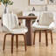 Ensemble de 2 chaises pivotantes en similicuir rembourrées-1545946141-1545946139