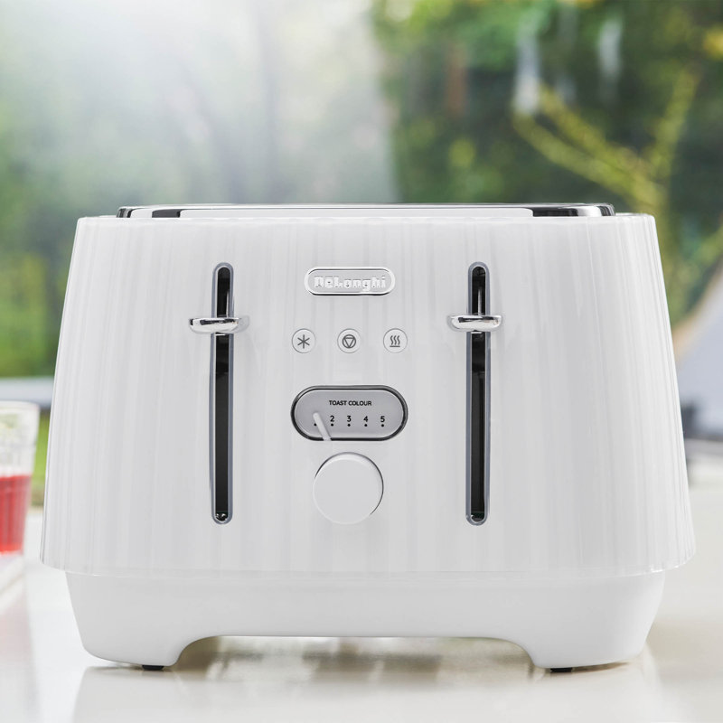  4 Slice Ballerina Toaster Laguna, White