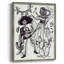 Reproduction encadrée Day of the Dead Parade IV - bois massif-389854992