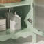 Meuble-lavabo 31 po avec verre trempé, vert-1569519565