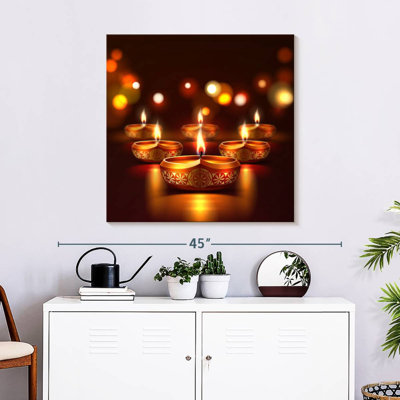 Bougies brûlantes Lelend Diwali