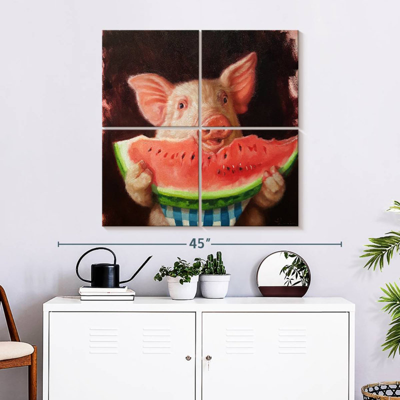 Ketti Witty Vegetables I, 32" H x 32" W