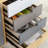 Simple solid wood locker against the wall-102672481