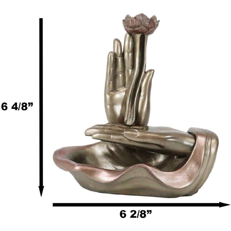 Figurine de brûleur d'encens Zen Yoga Bouddha