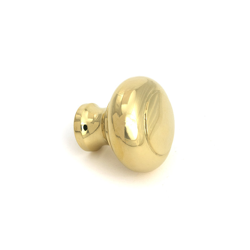 Regency Cabinet Knob, Polished Brass, 1.57" Knob Diameter