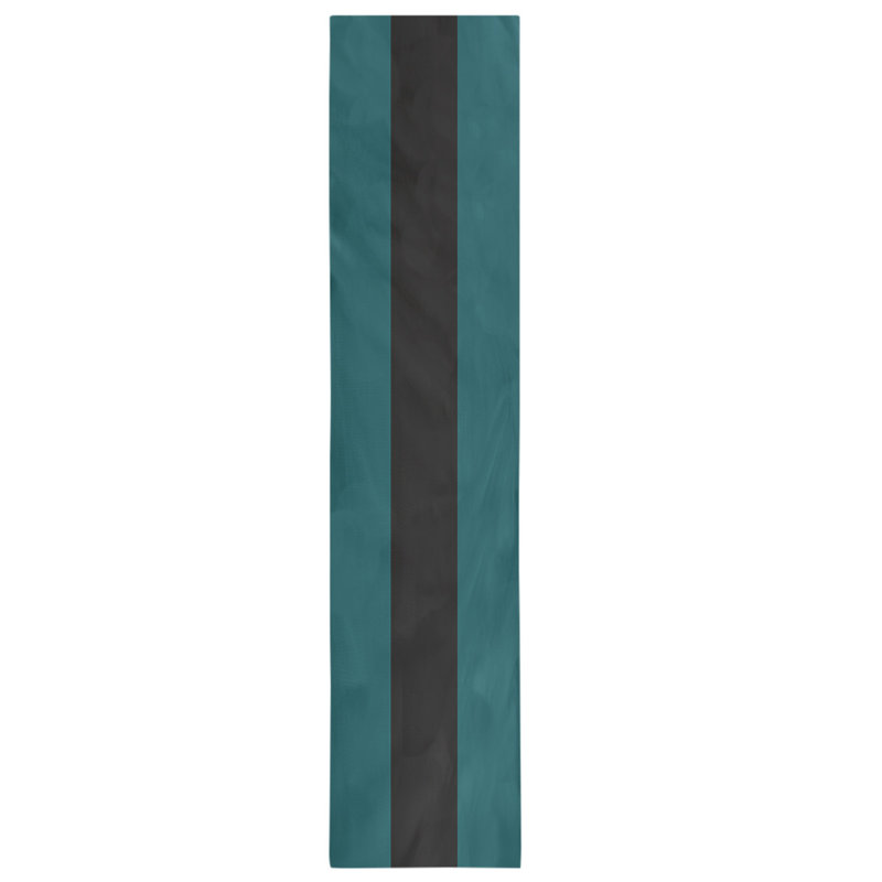 New Orleans Football Stripes Table Runner, 72" x 16", Cotton Blend, Philadelphia Throwback Football Green/Black