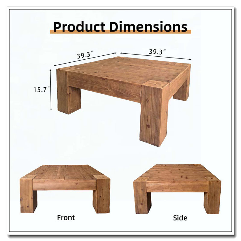 Table basse, Naturel antique
