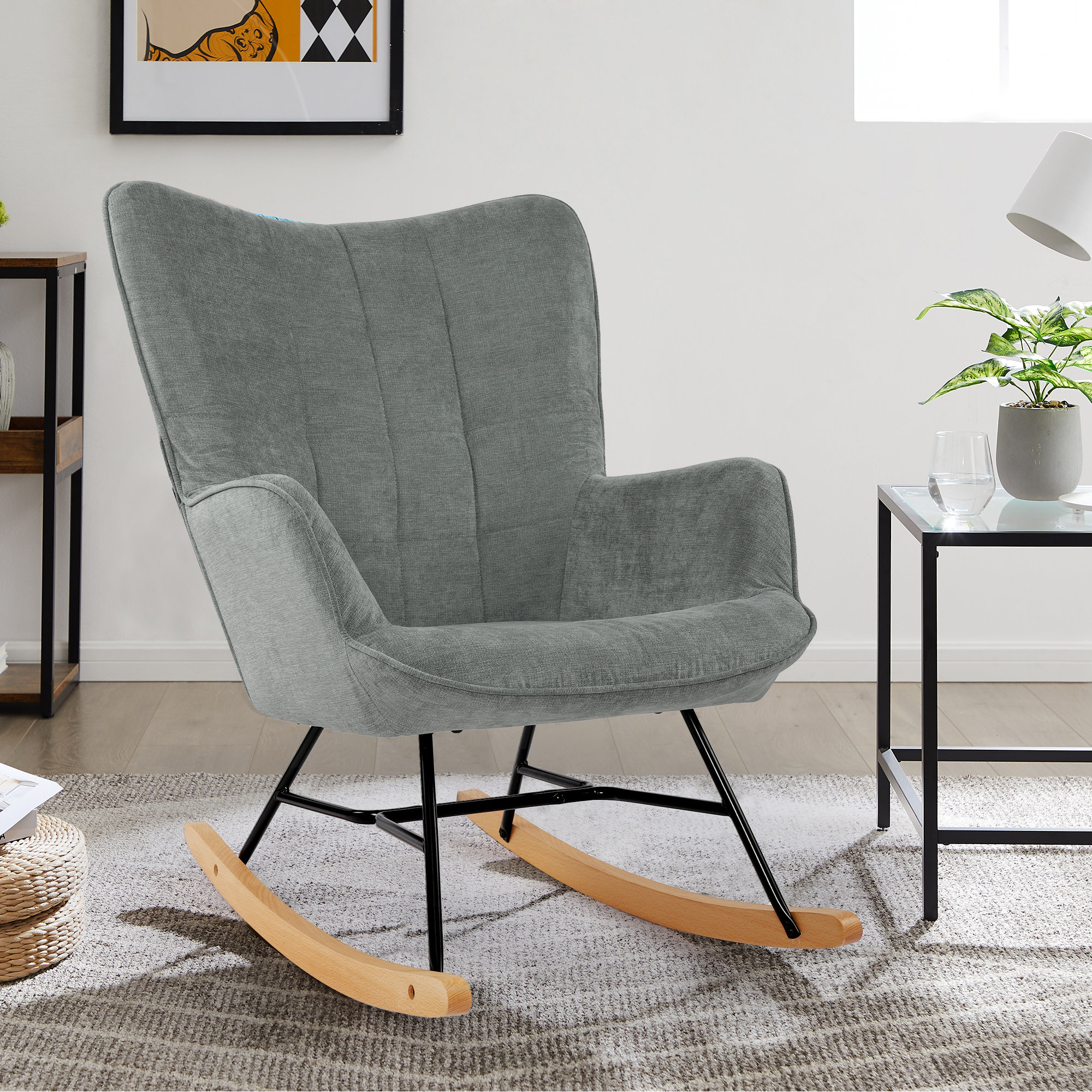 Wade Logan Aviree Rocking Chair & Reviews - Wayfair Canada