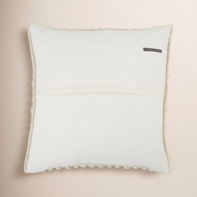 Toulon Embroidered Wool Blend Throw Pillow