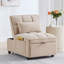 Canapé-lit simple multifonction 4 en 1 avec poches de rangement, conception capitonnée, dossier réglable, coussins et méridienne convertible pour un confort optimal et une utilisation optimale de l'espace-66309631