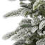 Arbre de Noël artificiel pin floqué avec lumières claires / blanches-1615134730