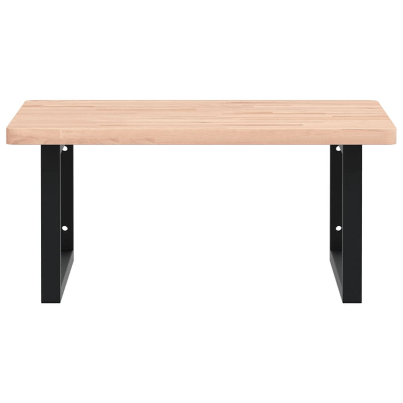 Bracket Shelf, 27.5 cm H x 60 cm W x 60 cm D, Brown/Black