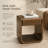Lanza Dark Walnut End Table w/Drawer