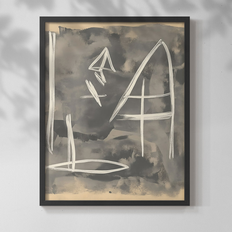 "ABSTRACT Series DCCL XXXV" par J Paul, Noir, noir, noir, noir, H 15 po x l 12 po