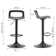 Vahig Swivel Adjustable Height Counter Stool with Metal Frame