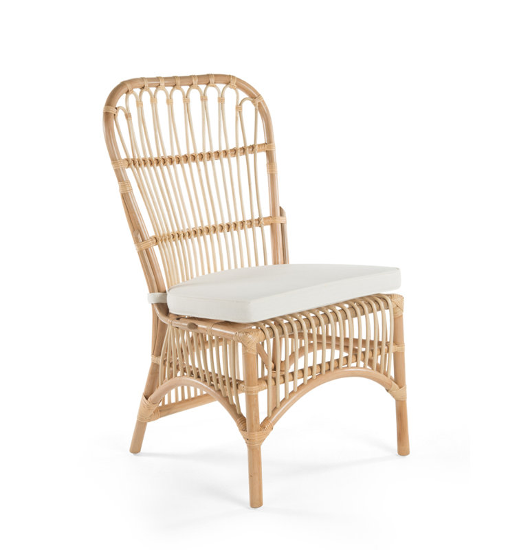 Chaise d'appoint à dossier Aindriu Windsor, Naturel
