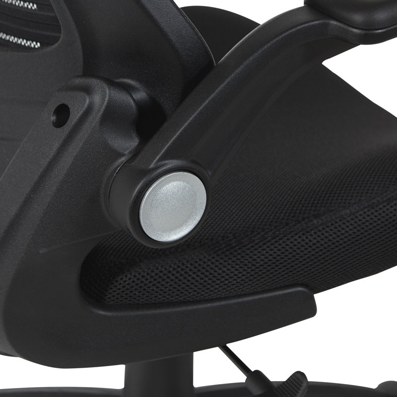 Black Mesh Executive Office Chair with Lumbar Support