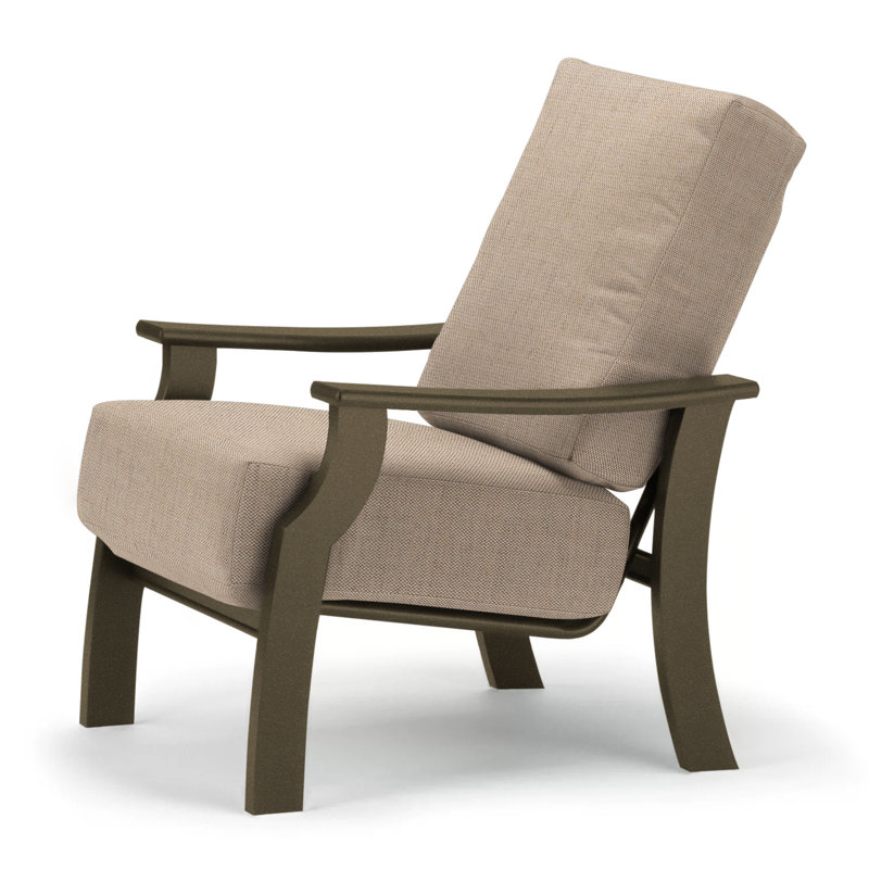 St. Catherine Outdoor Lounge Chair, Textured Beachwood, Wren
