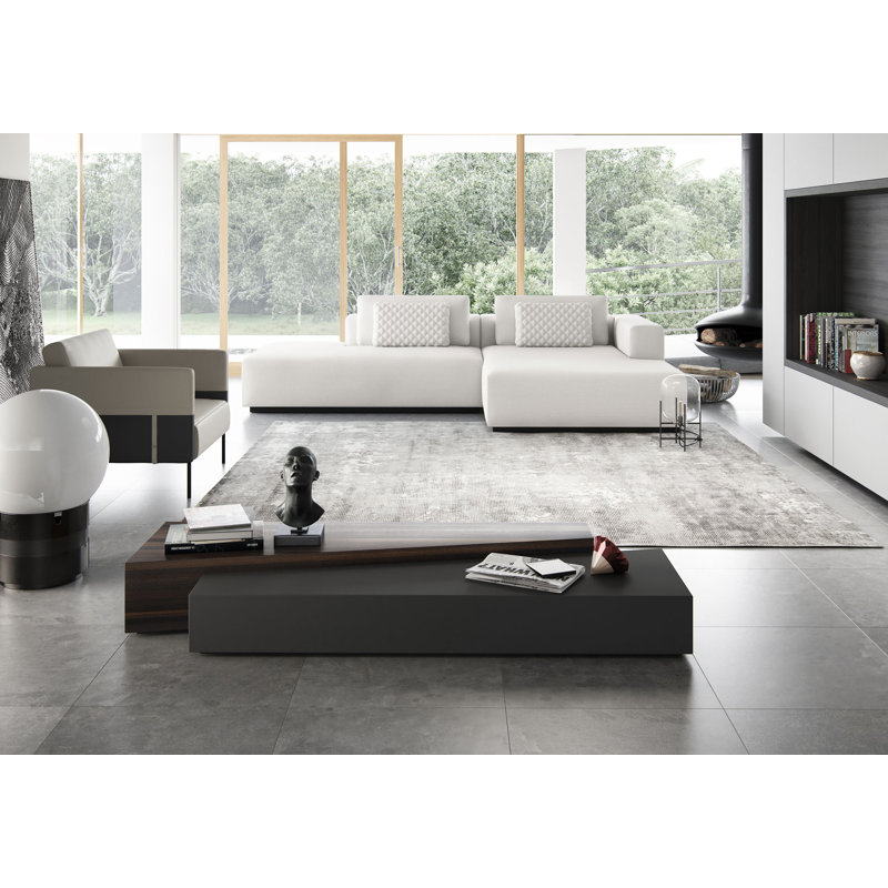 Spruce Modular Sectional, Right Hand Facing, 31" H x 124" W x 72" D