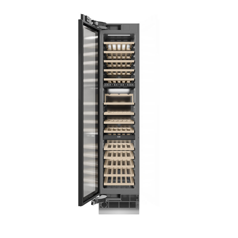 ZLINE 18 in. 9.0 cu. ft. Triple Zone 68 Bottle Panel Ready Hinge Column Wine Cooler, Right Handed
