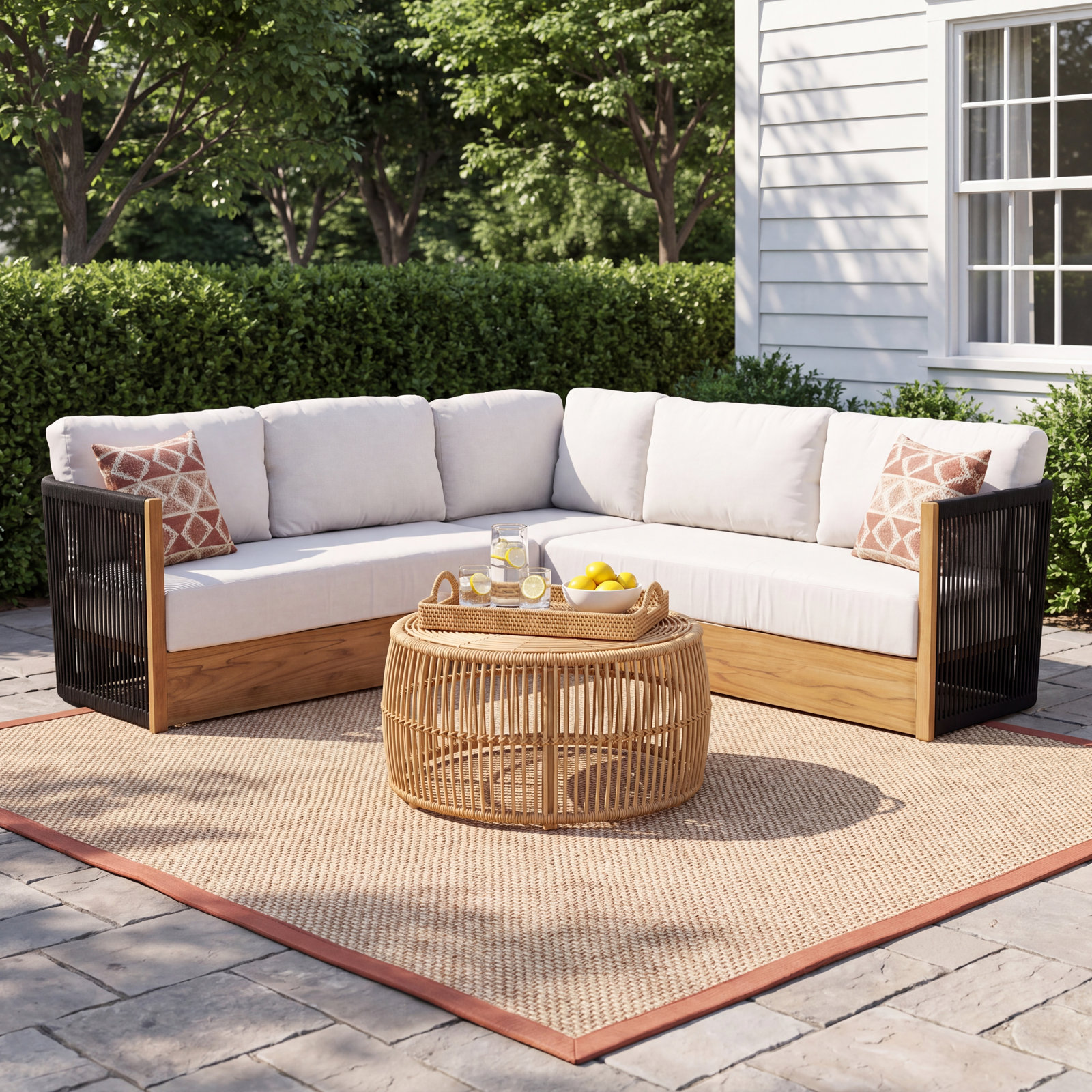 Aniston 95" Sunbrella® Patio Sectional