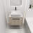 Modern Design Float Bathroom Vanity With Ceramic Basin