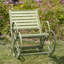 Outdoor Rocking Metal Chair with Cushions