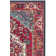 Tapis oriental rouge / turquoise Hertzler