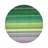 Gradient Green Vegan Leather Round Coasters-119015353