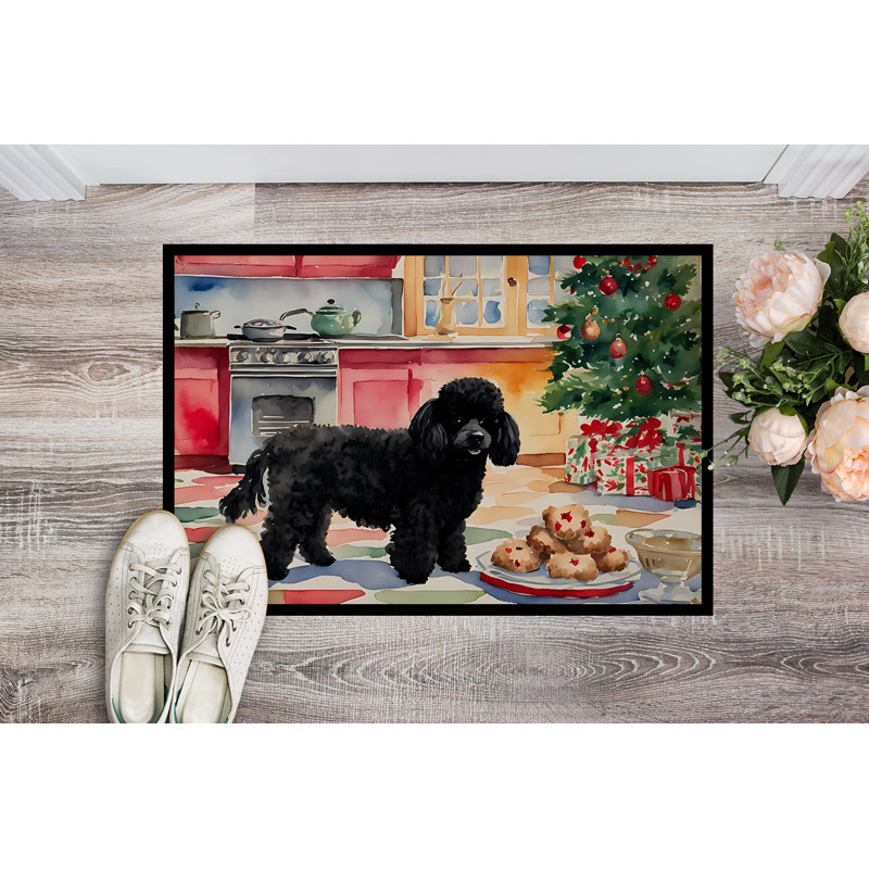 Paillasson Poodle Junya DAC3869, L 24 po x L 36 po